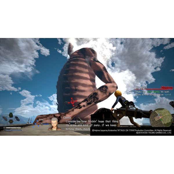 Игра Attack On Titan 2: Final Battle PS4 Английская версия Б.У. фото №4