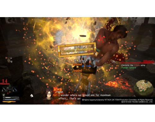 Игра Attack On Titan 2: Final Battle PS4 Английская версия Б.У. фото №5