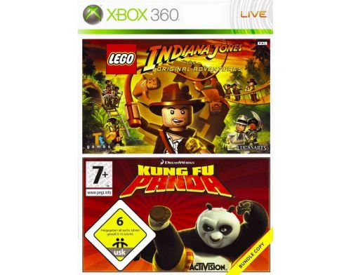Фото №1 - LEGO Indiana Jones + Kung Fu Panda Xbox 360 Б.У. Оригинал, Лицензия