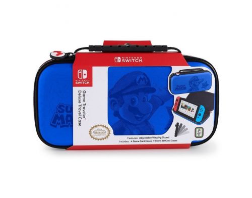 Фото №1 - Deluxe Travel Case Game Traveler Super Mario Blue