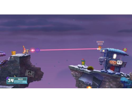 Игра Worms WMD All Stars PS4 Б.У. фото №4