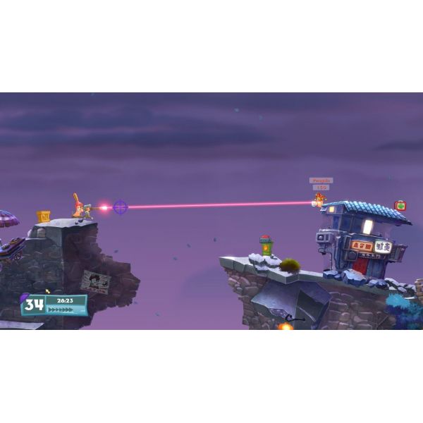 Игра Worms WMD All Stars PS4 Б.У. фото №4