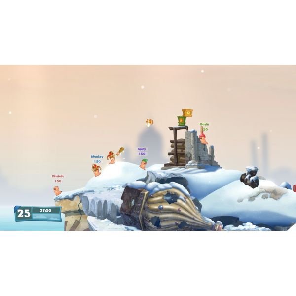 Игра Worms WMD All Stars PS4 Б.У. фото №6