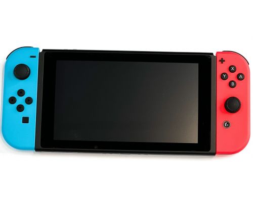 Фото №5 - Nintendo Switch Neon blue/red Обновленная + Защитное стекло + Защитный чехол Б.У. (хорошее состояние)