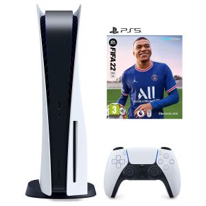 Sony PlayStation 5 White с Blu-Ray приводом 825 Gb + Fifa 22 PS5 Русская версия (Гарантия 18 месяцев)