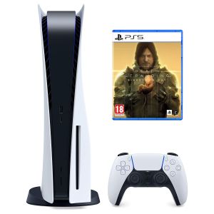 Sony PlayStation 5 White с Blu-Ray приводом 825 Gb + Death Stranding Director's Cut PS5 Русская версия (Гарантия 18 месяцев)