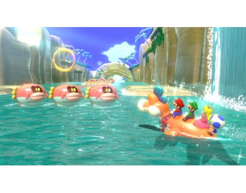 Фото №4 - Консоль Nintendo Switch (OLED model) Neon Red/Neon Blue set +  Super Mario 3D World   Bowser's Fury