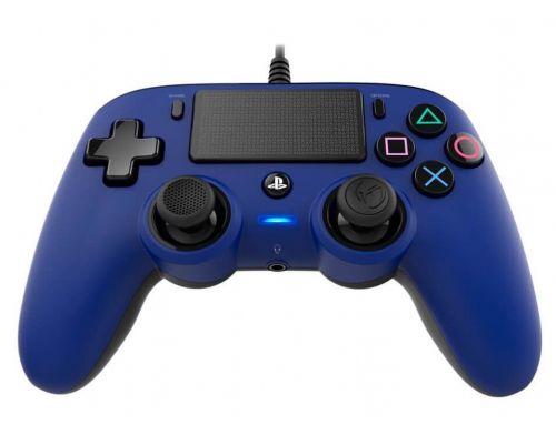 Фото №1 - NACON Wired Compact Controller PS4 Blue Б.У.