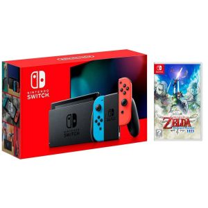 Портативна ігрова консоль Nintendo Switch Neon blue/red - Оновлена версія + The Legend of Zelda: Skyward Sword HD Nintendo Switch