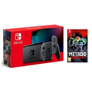 Nintendo Switch Gray - Обновлённая версия + Metroid Dread Nintendo Switch Русская версия (Гарантия 18 месяцев)