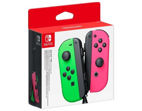 Фото №1 - Игровые контроллеры Joy-Con Nintendo Switch Left Right Neon Green Pink REF