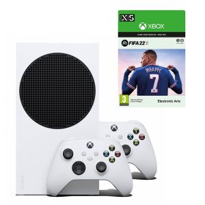 Ігрова консоль Microsoft Xbox Series S 512 GB + дод. джойстик + Ваучер на завантаження FIFA 22 Російська версія
