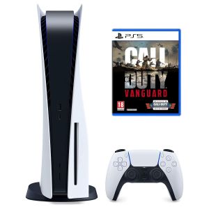 Sony PlayStation 5 White с Blu-Ray приводом 825 Gb + Call of Duty Vanguard (Гарантия 18 месяцев)