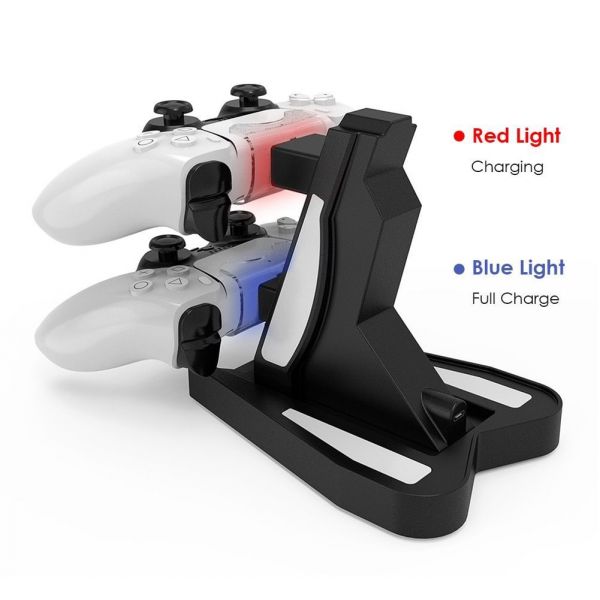 Зарядна станція для 2-х геймпадів PlayStation DualSense Charging Stand Two Controllers PS5 фото №4