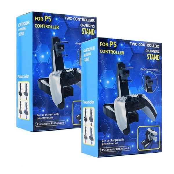 Зарядна станція для 2-х геймпадів PlayStation DualSense Charging Stand Two Controllers PS5 фото №6