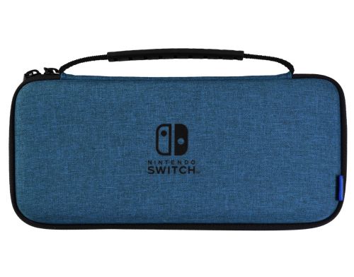 Фото №3 - Чехол Hori Slim Tough Pouch Blue for Nintendo Switch OLED NSW-811U