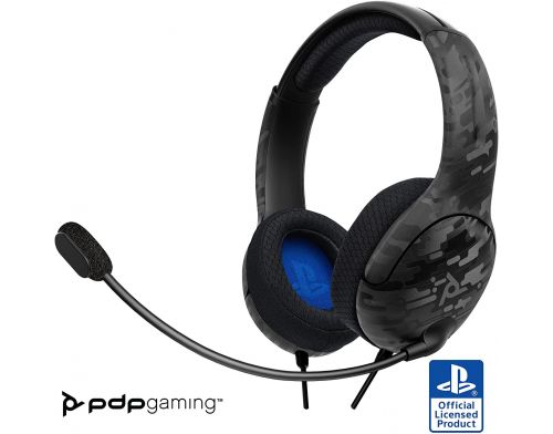 Фото №4 - Гарнитура PDP Gaming LVL40 Wired Stereo Headset Military Black Camo / Camouflage (PS4/PS5)