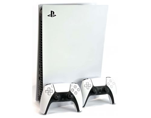 Фото №1 - Sony PlayStation 5 White Digital Edition + доп. джойстик Б.У. (Гарантия)