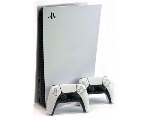 Фото №1 - Sony PlayStation 5 White 825 Gb Blu-Ray + доп. джойстик Б.У. (Гарантия)