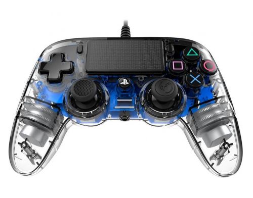Фото №1 - NACON Wired Illuminated Compact Controller PS4 Blue Б.У.