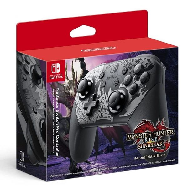 Геймпад Nintendo Switch Pro Controller Monster Hunter Rise: Sunbreak Edition фото №2