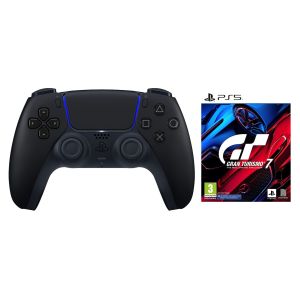 Геймпад DualSense Midnight Black + Gran Turismo 7 PS5 рос. версія