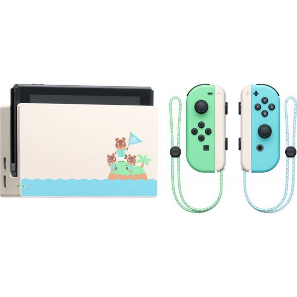 Портативная игровая консоль Nintendo Switch Animal Crossing: New Horizons Limited Edition (Upgraded version) Без игры Б.У. фото №2