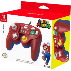 Геймпад Hori Battle Pad for Nintendo Switch Mario Edition NSW-107U