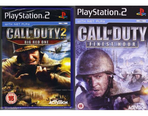 Фото №1 - Call of Duty 2: Big Red One + Call of Duty: Finest Hour PS2 Б.У. Копия