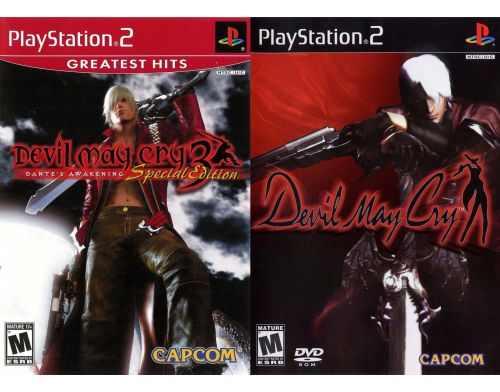 Фото №1 - Devil May Cry 3: Dante's Awakening + Devil May Cry PS2 Б.У. Копия