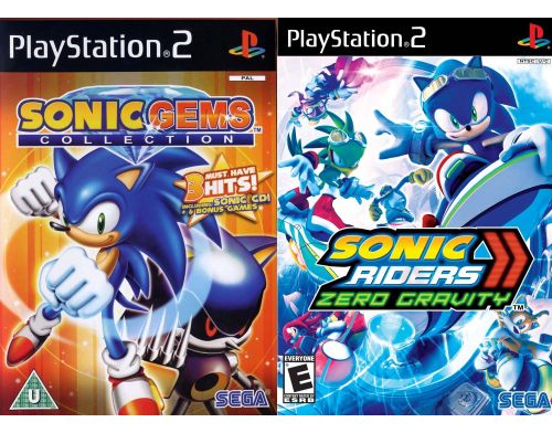 Фото №1 - Sonic Gems Collection + Sonic Riders PS2 Б.У. Копия