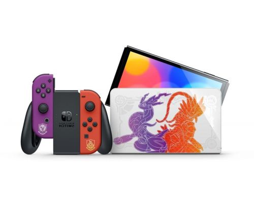Портативная игровая консоль Nintendo Switch OLED Model Pokemon Scarlet & Violet Edition фото №2