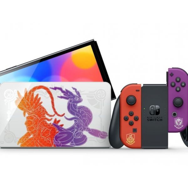 Портативная игровая консоль Nintendo Switch OLED Model Pokemon Scarlet & Violet Edition фото №3