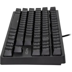 Клавіатура оптична HATOR Rockfall EVO TKL Kailh Optical ENG/UKR/RUS (HTK-630) Black