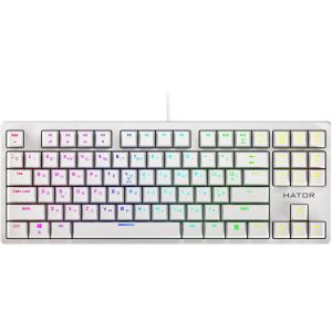 Клавіатура оптична HATOR Rockfall EVO TKL Optical ENG/UKR/RUS White (HTK-631)