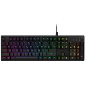 Клавіатура оптична HATOR Rockfall EVO Kailh Optical ENG/UKR/RUS (HTK-610) Black