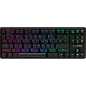 Оптична клавіатура HATOR Rockfall EVO TKL Optical ENG/UKR/RUS Black (HTK-631)