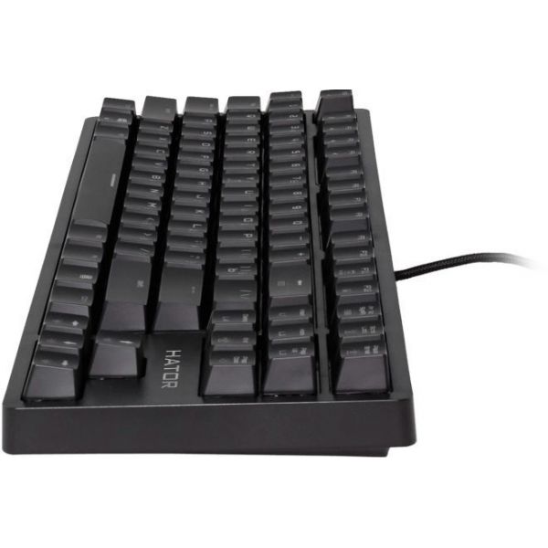 Оптична клавіатура HATOR Rockfall EVO TKL Optical ENG/UKR/RUS Black (HTK-631) фото №2