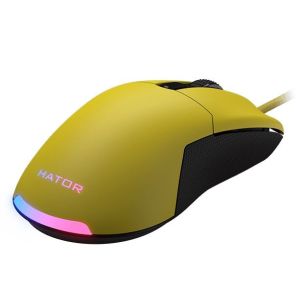 Мышь Hator Quasar Essential Yellow (HTM-402)