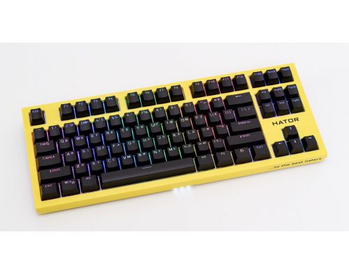 Клавіатура HATOR Skyfall TKL PRO Yellow (HTK-657) фото №3