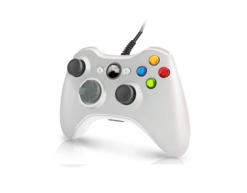 Фото №3 - Геймпад проводной для Xbox 360 White (белый) Б.У.