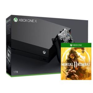 Xbox ONE X 1TB + Игра Mortal Kombat 11 Б.У.