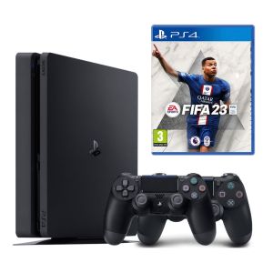 Sony PlayStation 4 SLIM 500gb + Доп Джойстик Version 2 + FIFA 23 (Гарантия 18 месяцев)