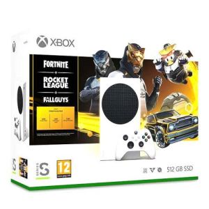 Ігрова консоль Xbox Series S Fortnite + Rocket League + Fall Guys Bundle