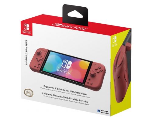 Фото №1 - Джойстик Hori Split Pad Compact for Nintendo Switch Apricot Red (NSW-398U)