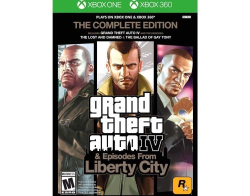 Фото №1 - GTA 4 Grand Theft Auto The Complete Edition Xbox One/Xbox 360 Б.У.