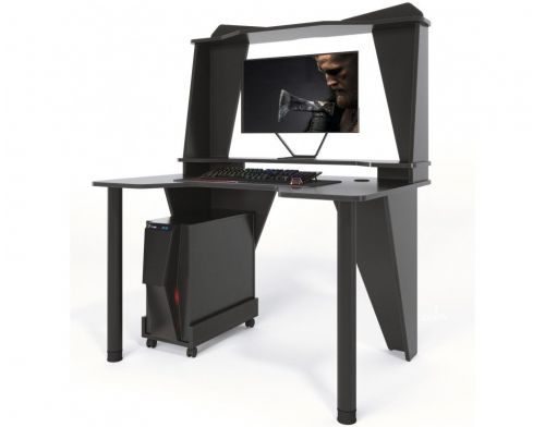 Фото №2 - Геймерский игровой стол ZEUS™ IVAR-2 черный