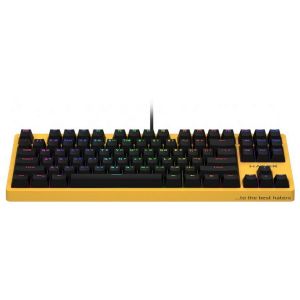 Клавіатура механічна Hator Rockfall EVO TKL Optical Yellow (HTK-632)