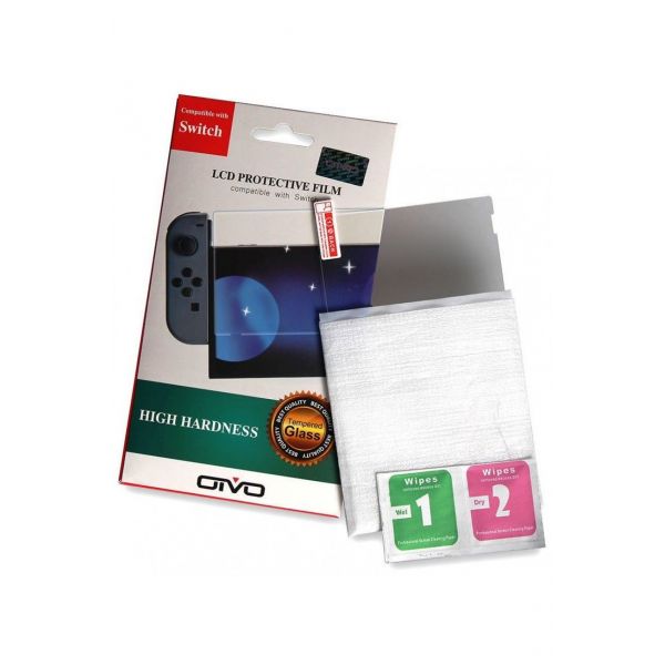 Чехол OTVO Nintendo Switch LCD Protective Film Tempered Glass фото №3