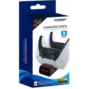 Зарядная станция Dobe Dual Game Controller Charging Dock for Switch Pro / PS5 / Xbox Series S / X